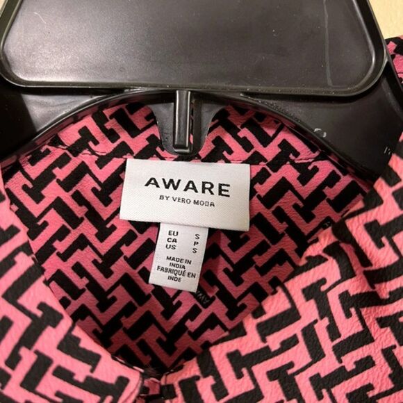Aware By Vero Moda small pink blouse - Picture 3 of 4